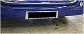 Scania Kennzeichenunterlage passend f�r Scania R-Reihe  - laut Herstellerangaben