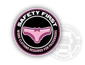 TJ Aufkleber "Safety First"