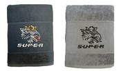 WW Handtuch mit Stick "Super" (128)
