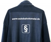 Fleece Jacke bestickt