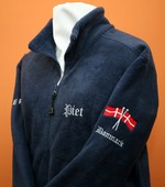 Jacke Fleece Danmark bestickt