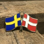 Scandi Pin Flagge Schweden - Dnemark