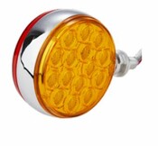 Spiegellampe "Mini" rot/orange (Glas orange) - Sonderpreis Lagerabverkauf