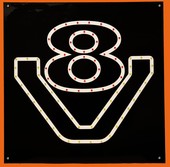 V8 Schild  (24 V)