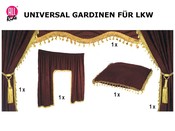 Gardinenset rot  - Dauertiefpreis