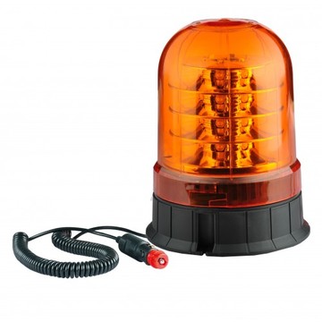 Rundumleuchte mit Magnetfu 24 LED orange