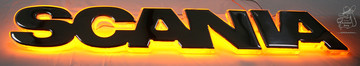 Schild passend fr Scania - beleuchtet 12/24V