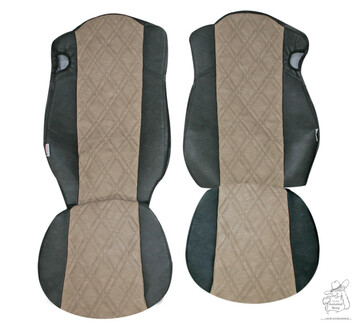 Sitzbezge passend fr MP4 + MP5 Beifahrersitz luftgefedert - Poly Line