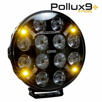 Ledson LED Zusatzscheinwerfer Pollux9+ Gen2 mit Blitzer und Positionslicht wei oder orange
