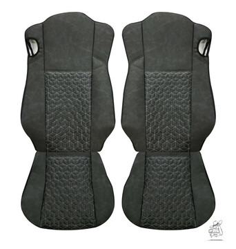 Sitzbezge passend fr Actros MP4+MP5 beide Sitze Luftgefedert - 3D Poly Line
