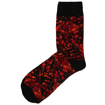 Socken Plsch Style rot