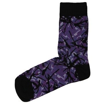 Socken Plsch Style lila