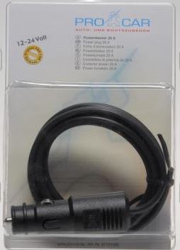 Powersteckdose max. 20A  12V Stecker, Zigarettenanzünder Adapter