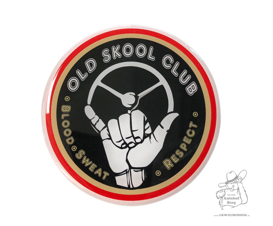 3D Nabensticker Old Skool Club.