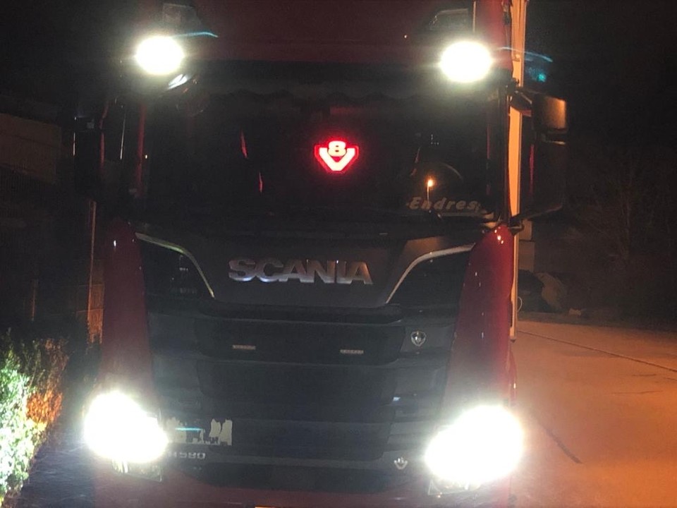 Beleuchtete Sonnenblendenabdeckung Passend Für Scania R/S New Generation