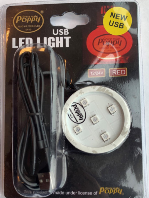 LED Beleuchtung für original Poppy Lufterfrischer 12-24V RGB