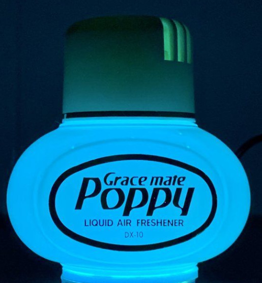 Original Poppy Lufterfrischer mit LED-Beleuchtung, 5 Volt USB-Stecker,  22,99 €