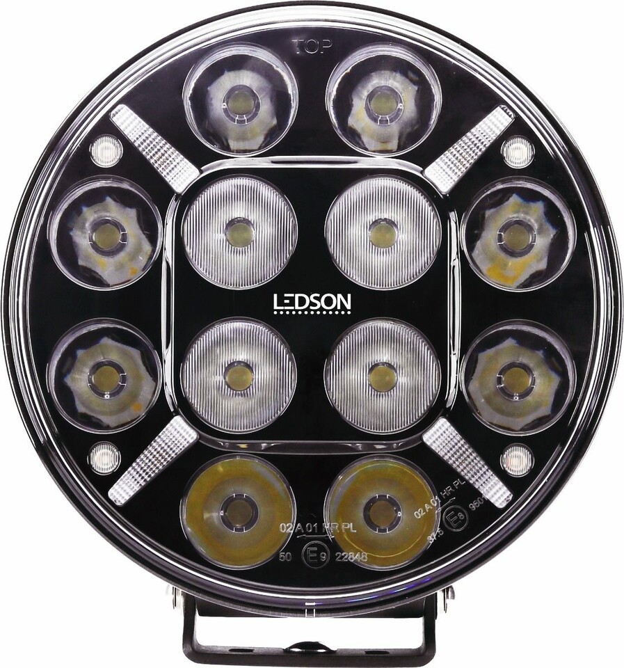 4x Fernscheinwerfer Halogen Zusatzscheinwerfer Tagfahrlicht LKW LED Weiß H7