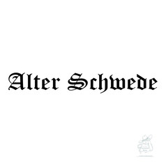 Aufkleber "Alter Schwede" - geplottet