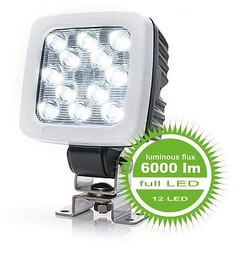 Arbeitslampe mit 12 LED und 6.000 Lumen