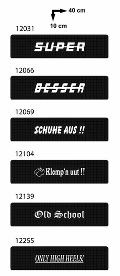 Schmutzmatten (Paar) fr Einstieg