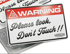 Schild Dont Touch