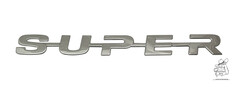Schild "Super" Chrom