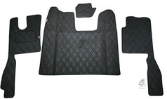 3-teiliges Bodenset passend f�r Scania R aus Poly Line mit gestepptem Rautenmuster