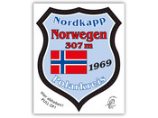 Aufkleber Oldschool "Nordkapp"