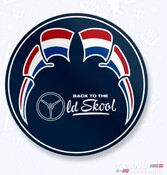 Scandi Aufkleber Old Skool Lnderflaggen