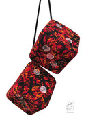 Wrfel in Scandi Plsch Style fr Scania ca. 12x12cm