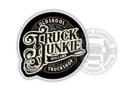 TJ Aufkleber "Truck Junkie" black