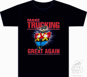 T-Shirt "make Trucking great again"