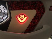 Türverkleidung mit LED Licht und Plüsch passend für Scania New Generation