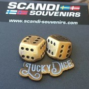 Scandi Pin Lucky Dice