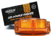 Lampe Kühlergrill LED Double Burner orange