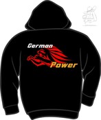 Sweat Jacke mit Kapuze "Lwe + Power" (33.65)