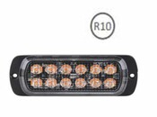 LED BLITZLICHT - HIDE AWAY - AXITECH UR03 ECE R65 - ORANGE - TRUCKJUNKIE