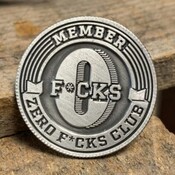 Scandi Pin Zero F*cks Club