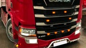 Grill Applikation passend fr Scania NG