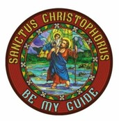 TJ Aufkleber Christopherus - Schutzheiliger der Reisenden