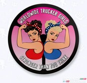 Scandi 3D Aufkleber WWTG Trucker Girls