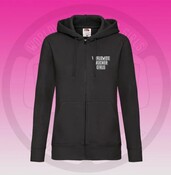 Scandi Damen Hoodie schwarz "WWTG"