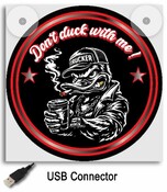 Leuchtkasten 17x17  "Angry Duck"
