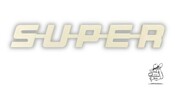 Schild "SUPER" in wei�