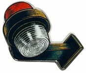 DTS PIN Pendelleuchte rot/wei�