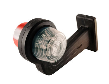 LED Pendel lang "Gylle" rot/wei