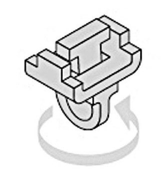 Feststeller fr Gardinenschiene ALU 6mm