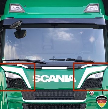 Zierleiste Schweif für Scania New Generation