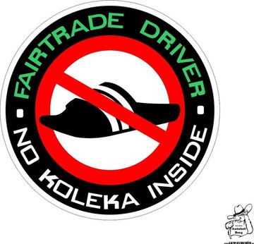 Aufkleber "no Koleka"